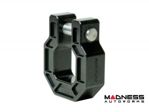 Jeep Wrangler JL Billet D-Ring - Royal Show Shackle - Aluminum - Black - Single Jeep Wrangler JL Billet D-Ring - Royal Show Shackle - Aluminum - Black - Single